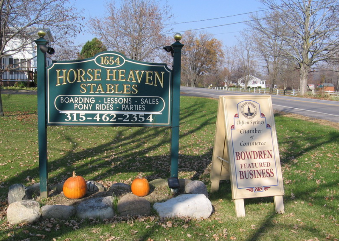 Horse Heaven Stables, Clifton Springs NY